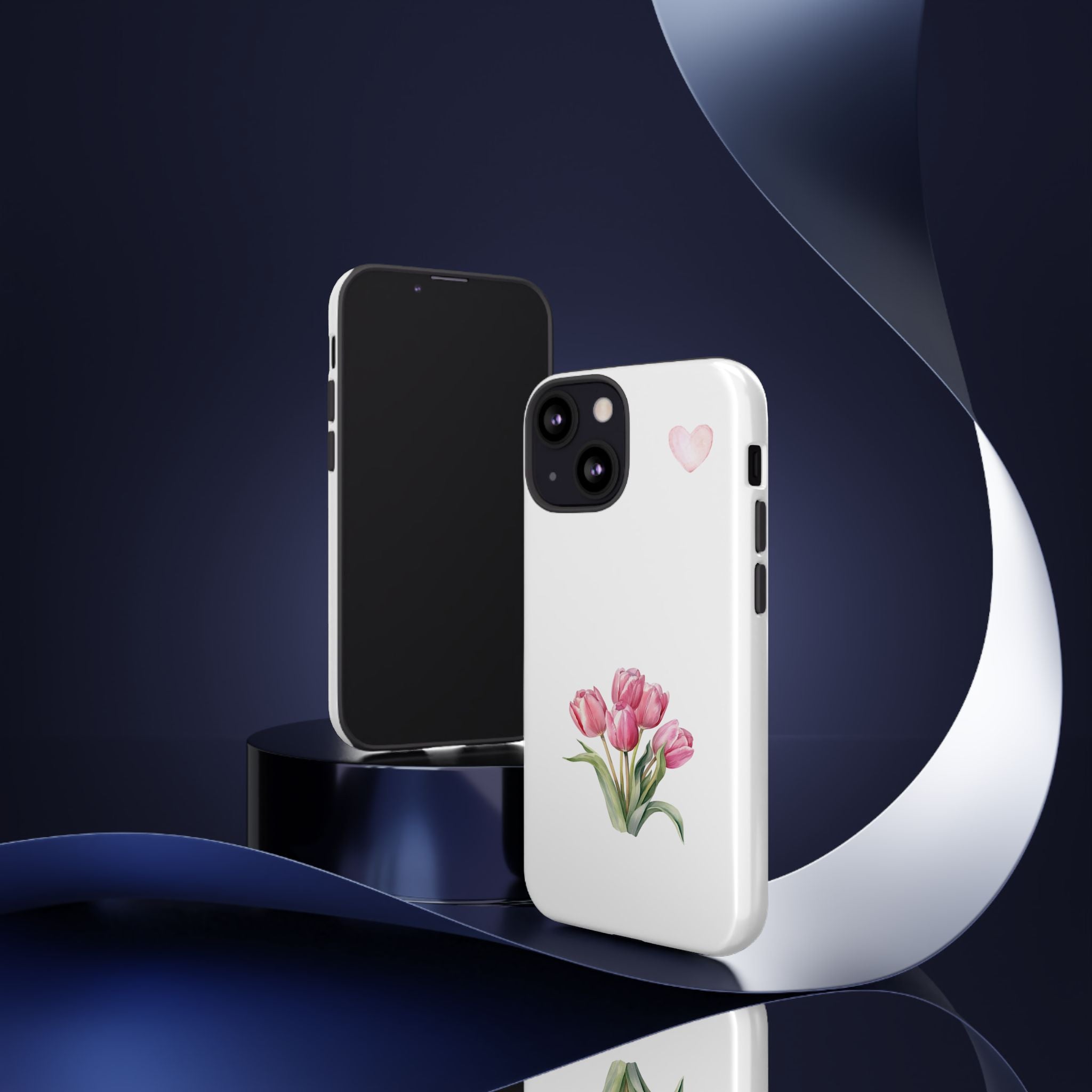 Floral Phone Case with Heart Design, Stylish Protective Case, Gift for Her, Cute Floral iPhone Cover, Elegant Spring Accessory, [...]