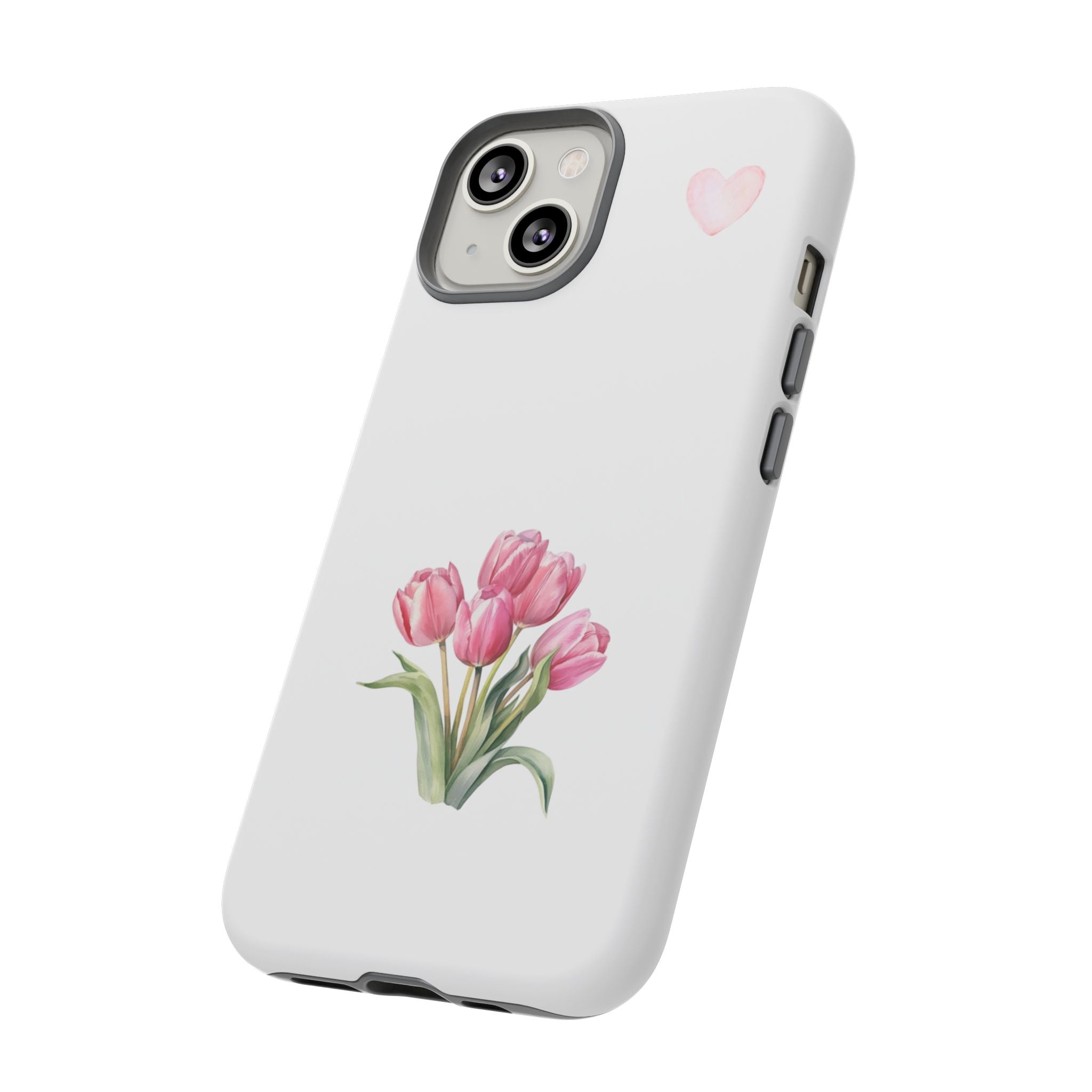 Floral Phone Case with Heart Design, Stylish Protective Case, Gift for Her, Cute Floral iPhone Cover, Elegant Spring Accessory, [...]