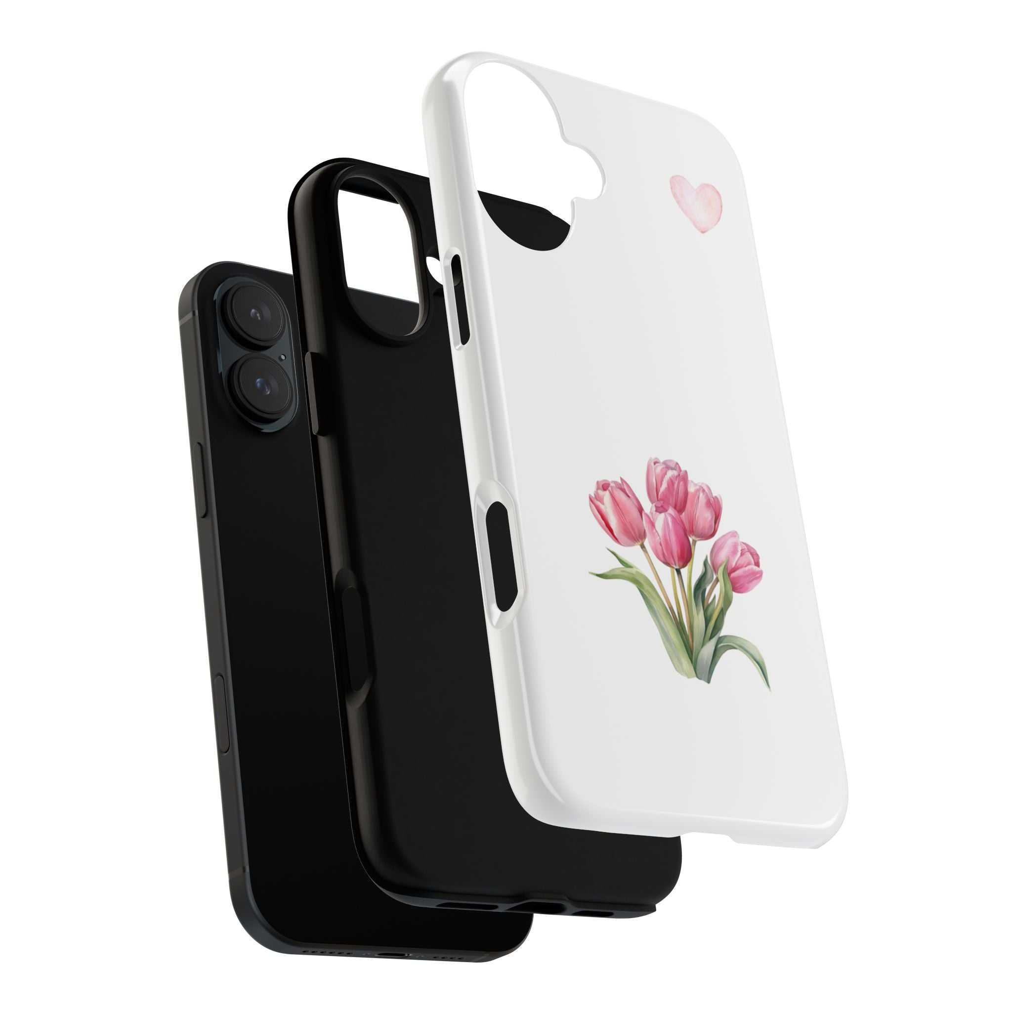 Floral Phone Case with Heart Design, Stylish Protective Case, Gift for Her, Cute Floral iPhone Cover, Elegant Spring Accessory, [...]