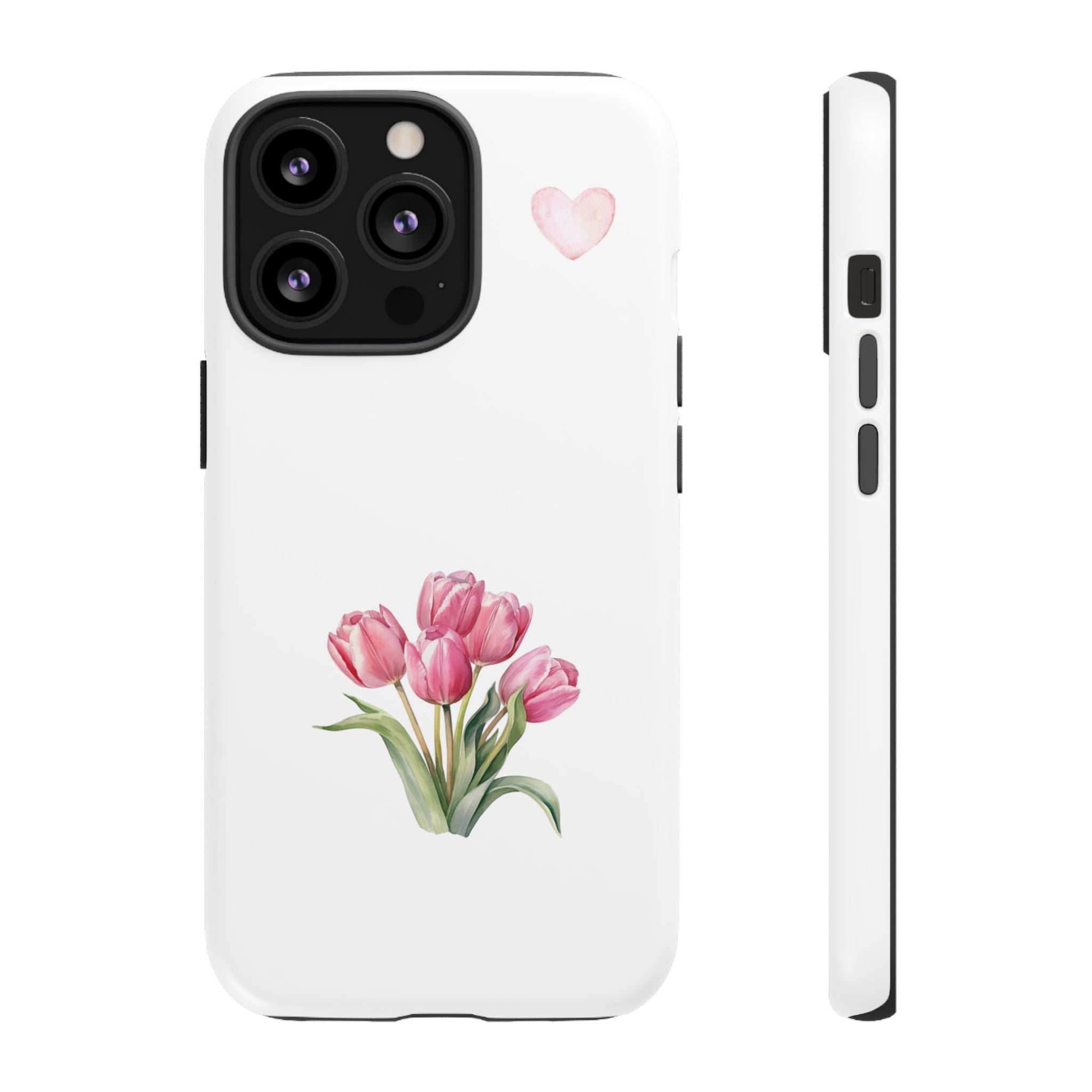 Floral Phone Case with Heart Design, Stylish Protective Case, Gift for Her, Cute Floral iPhone Cover, Elegant Spring Accessory, [...]