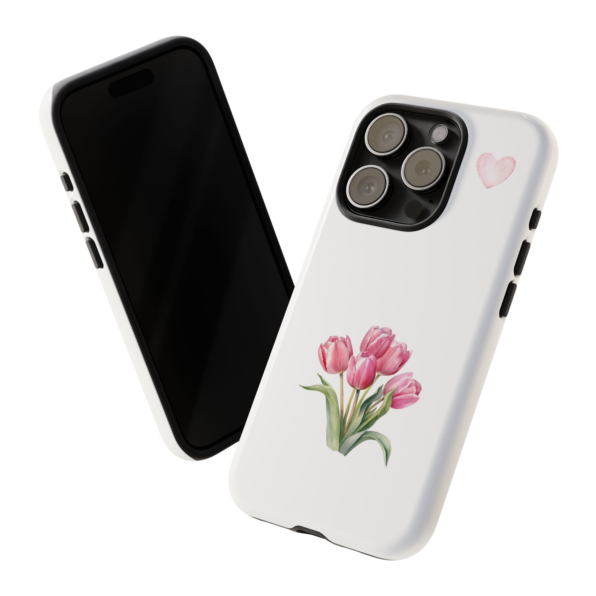 Floral Phone Case with Heart Design, Stylish Protective Case, Gift for Her, Cute Floral iPhone Cover, Elegant Spring Accessory, [...]
