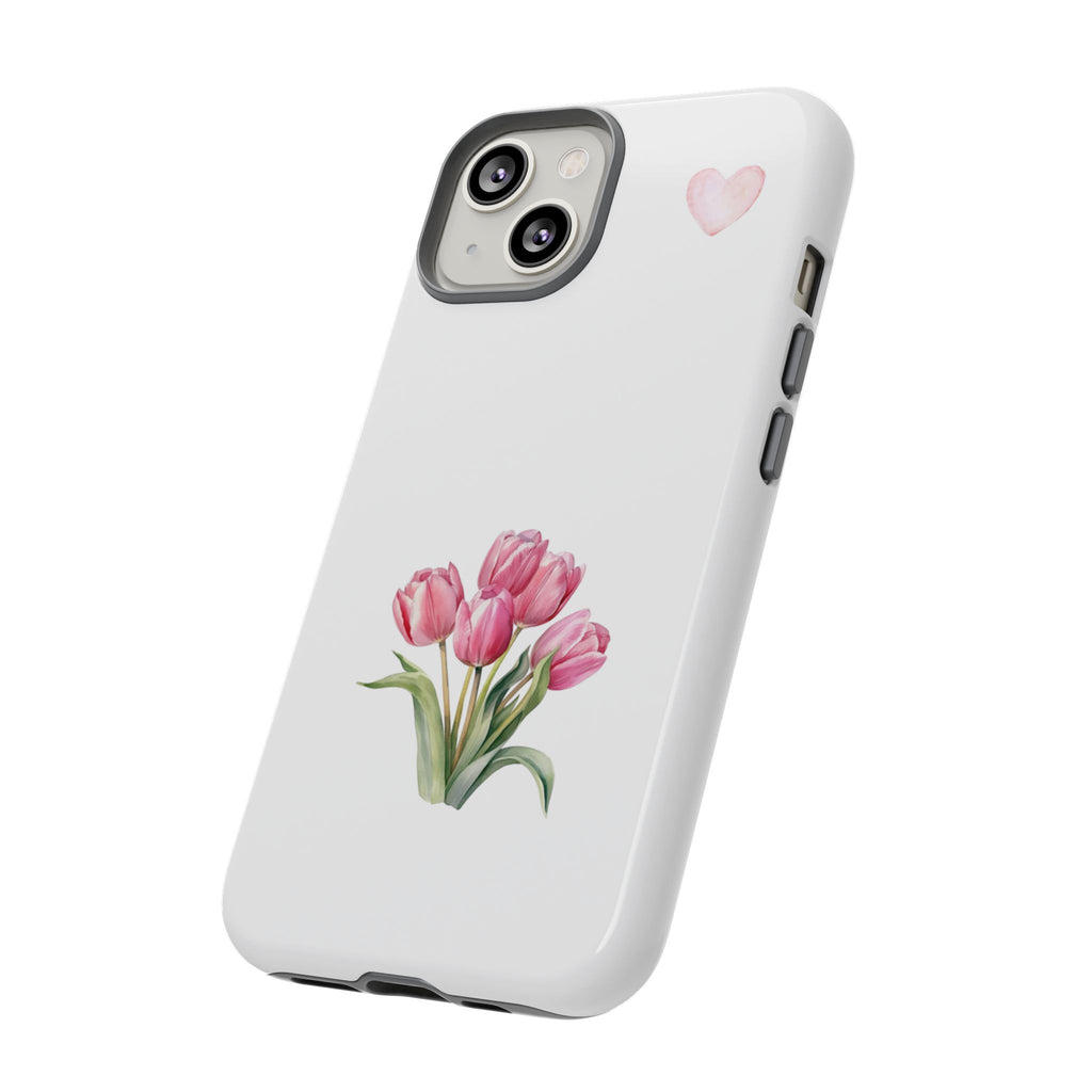 Floral Phone Case with Heart Design, Stylish Protective Case, Gift for Her, Cute Floral iPhone Cover, Elegant Spring Accessory, [...]