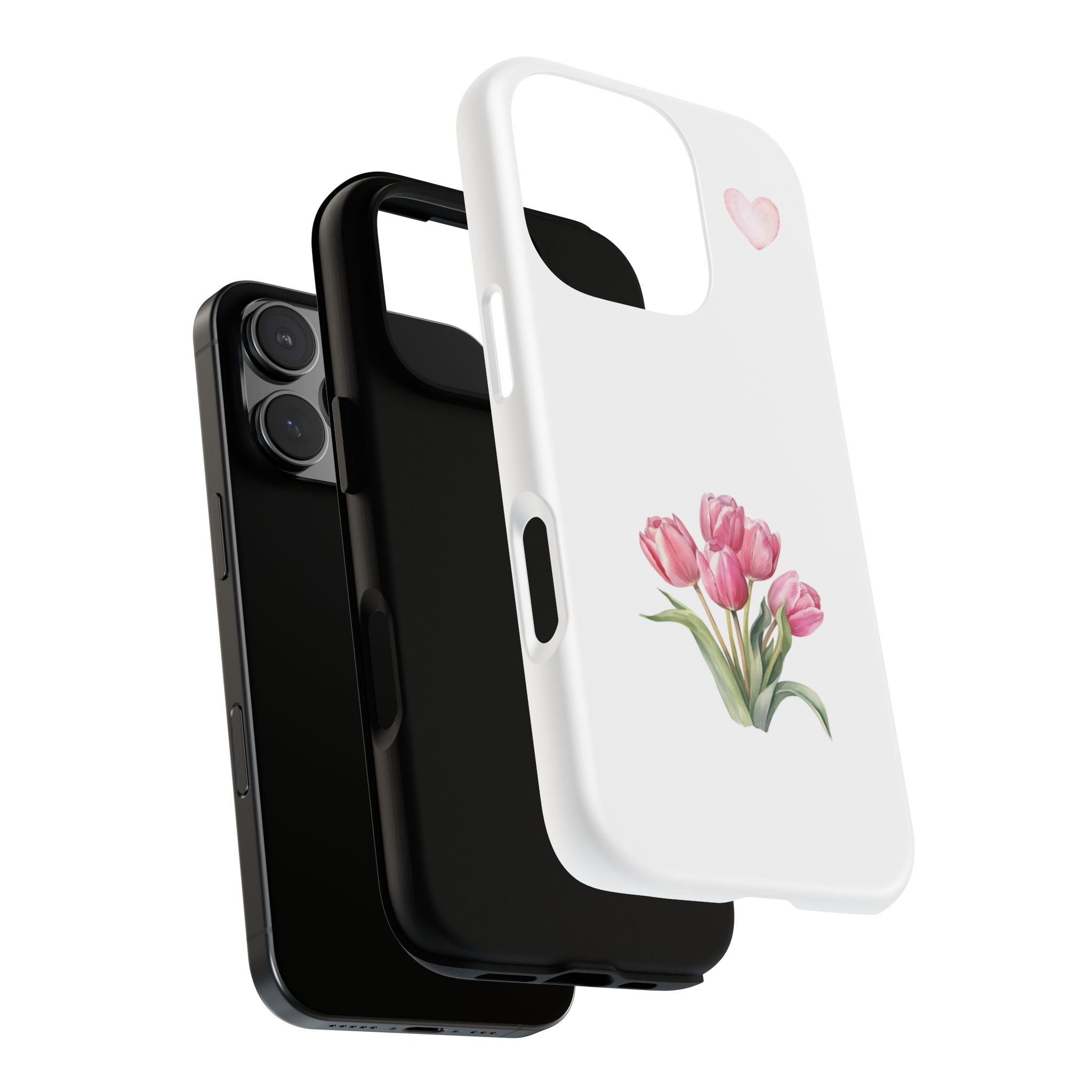 Floral Phone Case with Heart Design, Stylish Protective Case, Gift for Her, Cute Floral iPhone Cover, Elegant Spring Accessory, [...]