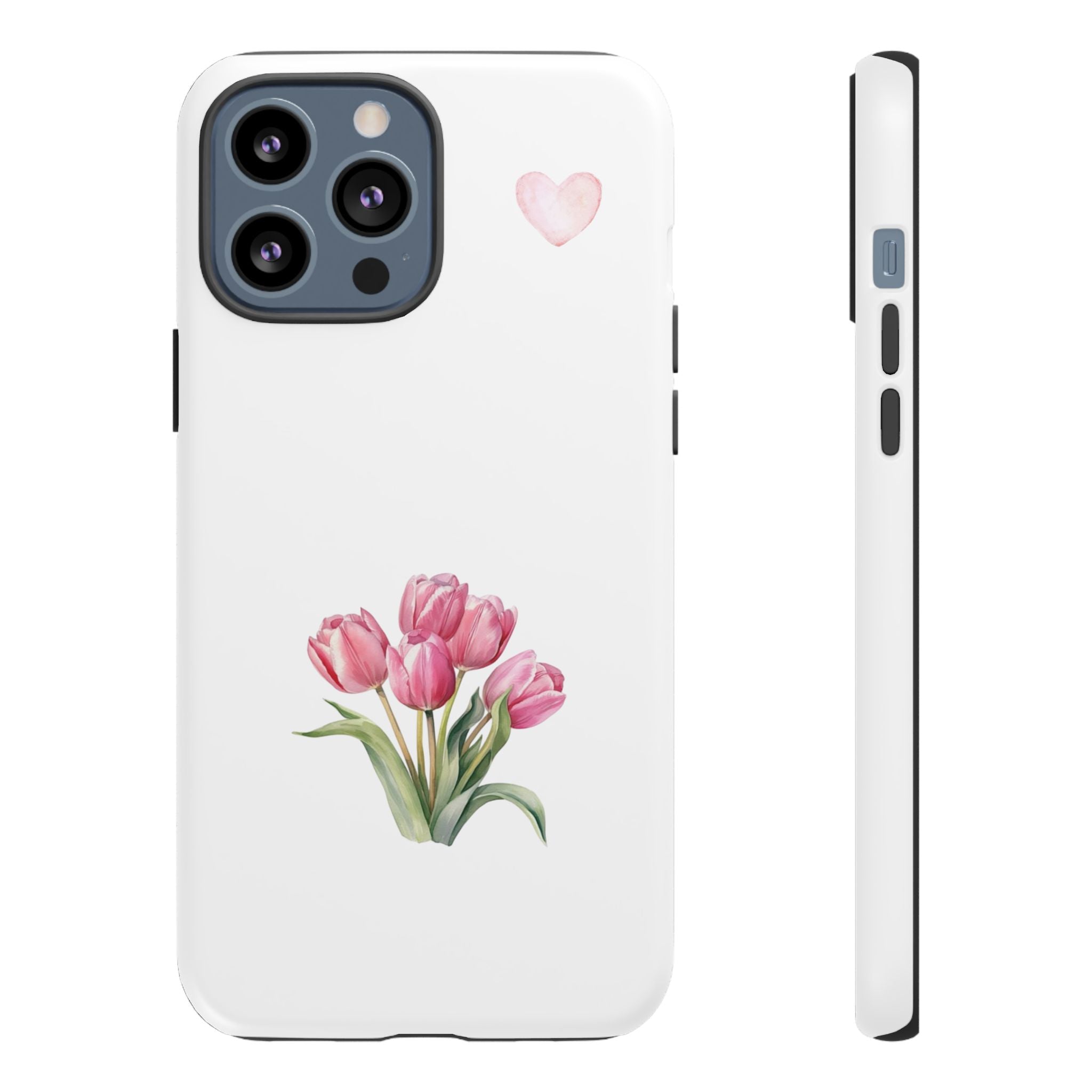Floral Phone Case with Heart Design, Stylish Protective Case, Gift for Her, Cute Floral iPhone Cover, Elegant Spring Accessory, [...]