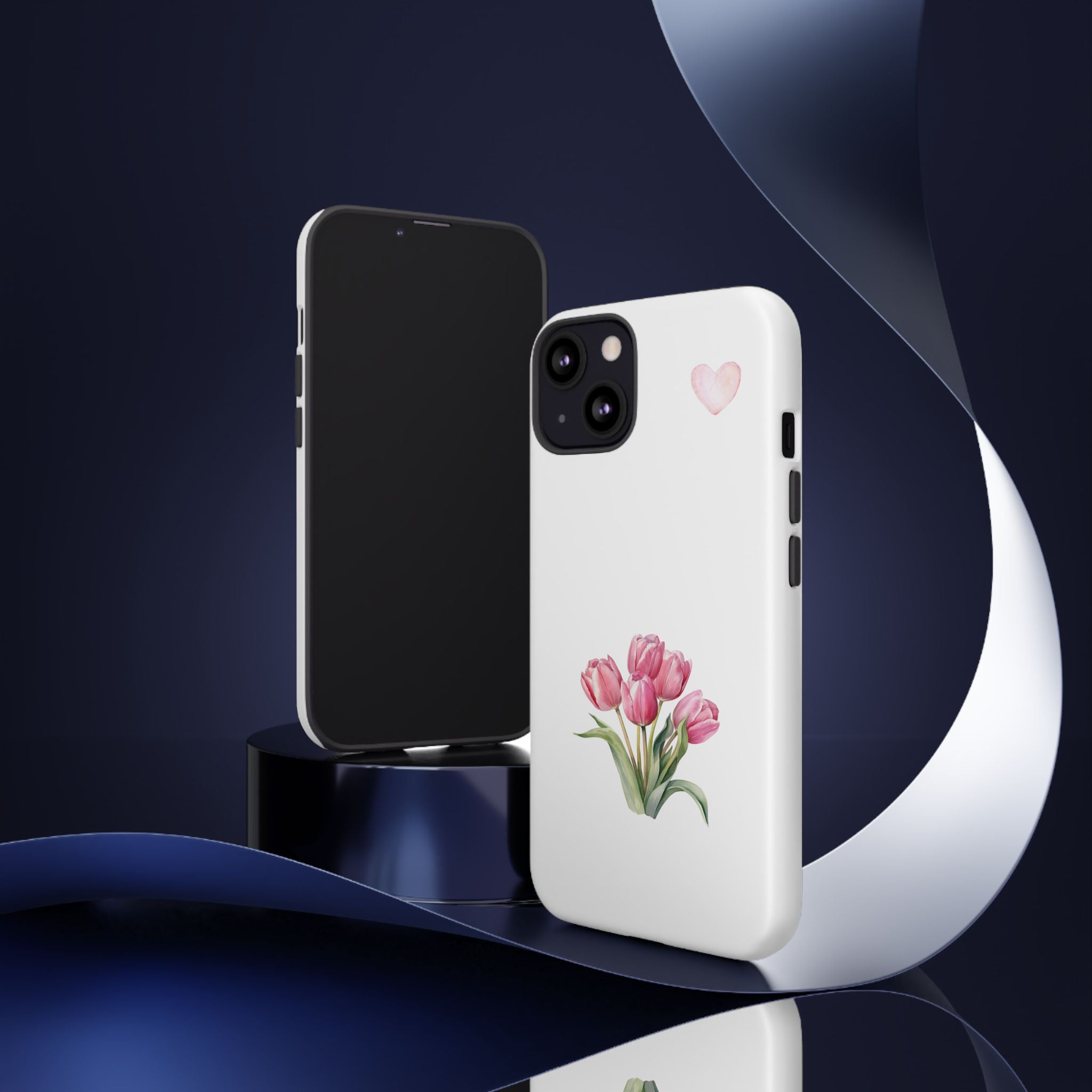 Floral Phone Case with Heart Design, Stylish Protective Case, Gift for Her, Cute Floral iPhone Cover, Elegant Spring Accessory, [...]