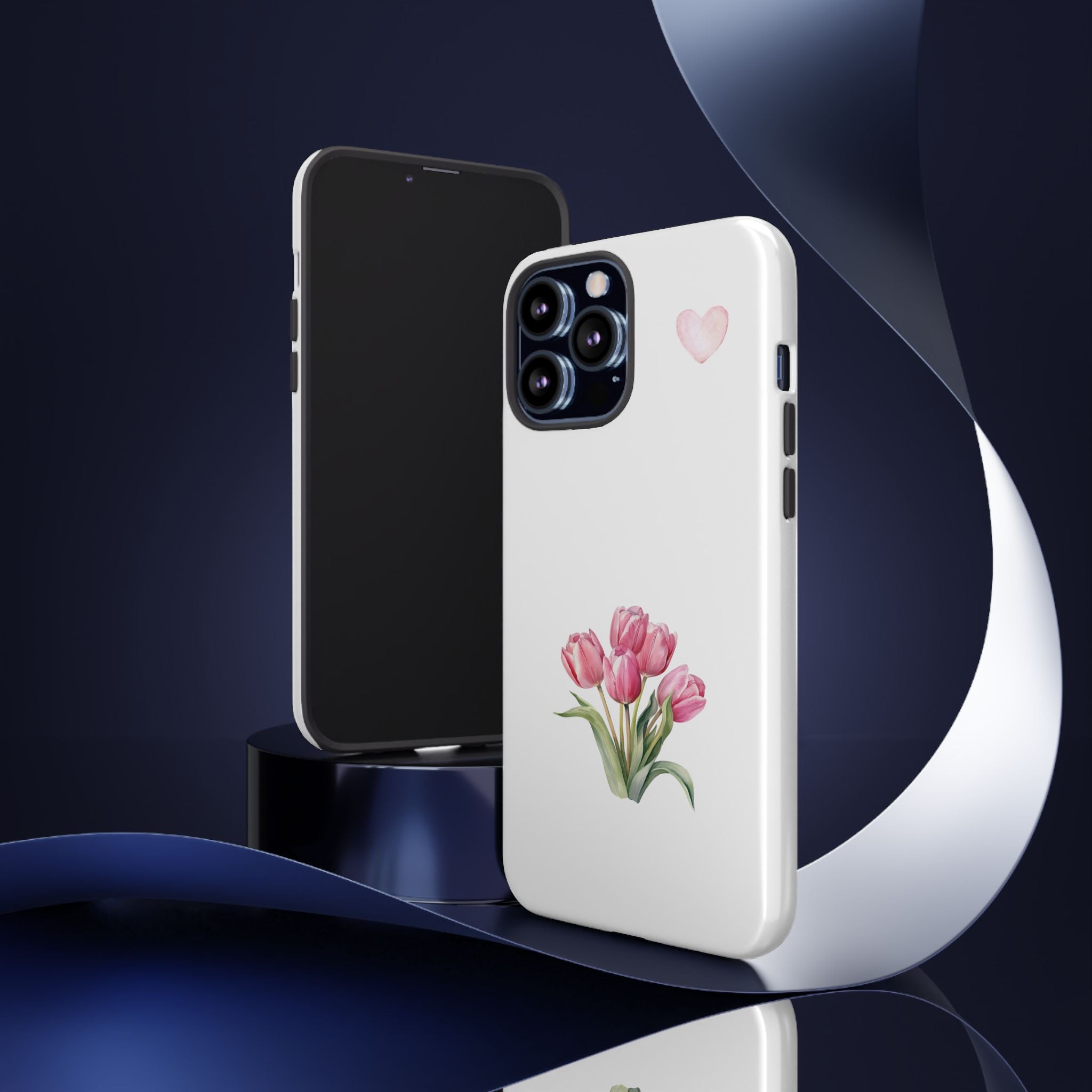 Floral Phone Case with Heart Design, Stylish Protective Case, Gift for Her, Cute Floral iPhone Cover, Elegant Spring Accessory, [...]