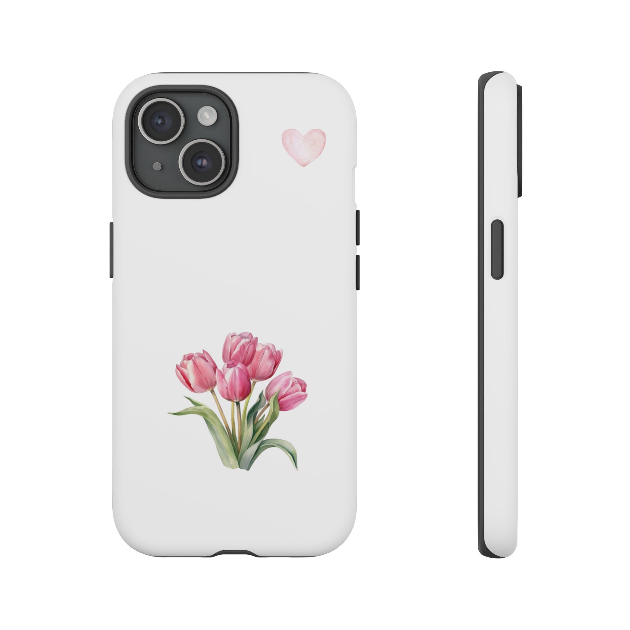 Floral Phone Case with Heart Design, Stylish Protective Case, Gift for Her, Cute Floral iPhone Cover, Elegant Spring Accessory, [...]