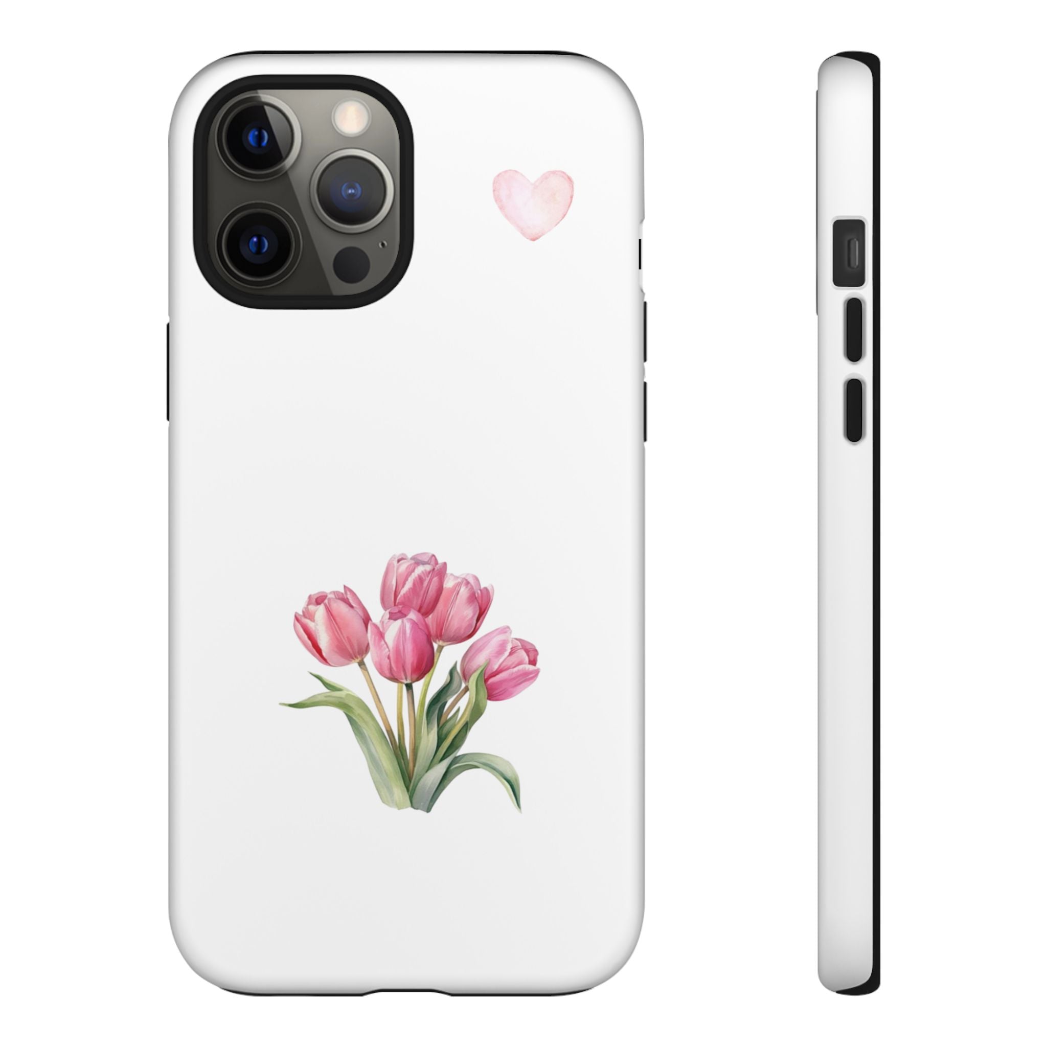 Floral Phone Case with Heart Design, Stylish Protective Case, Gift for Her, Cute Floral iPhone Cover, Elegant Spring Accessory, [...]