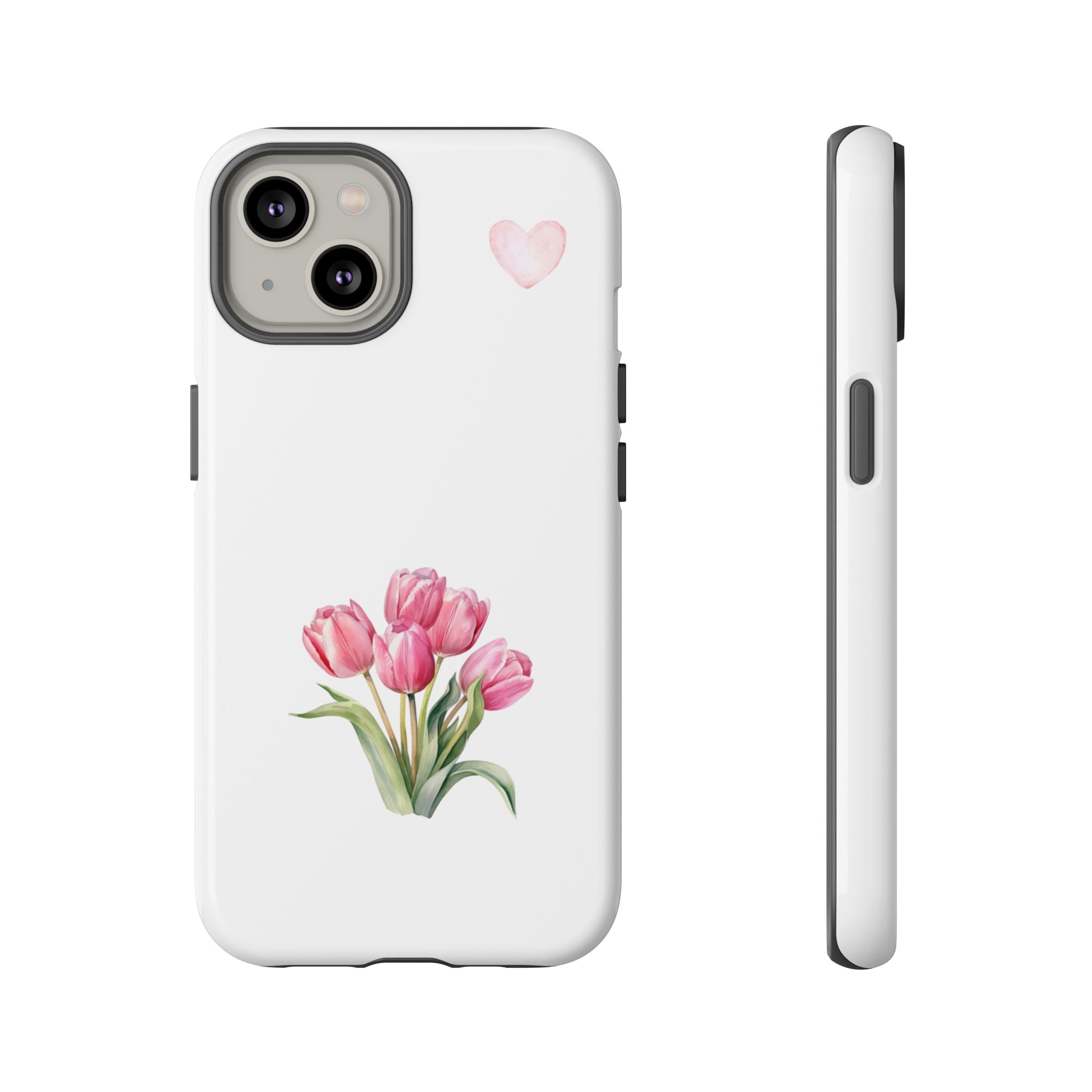 Floral Phone Case with Heart Design, Stylish Protective Case, Gift for Her, Cute Floral iPhone Cover, Elegant Spring Accessory, [...]