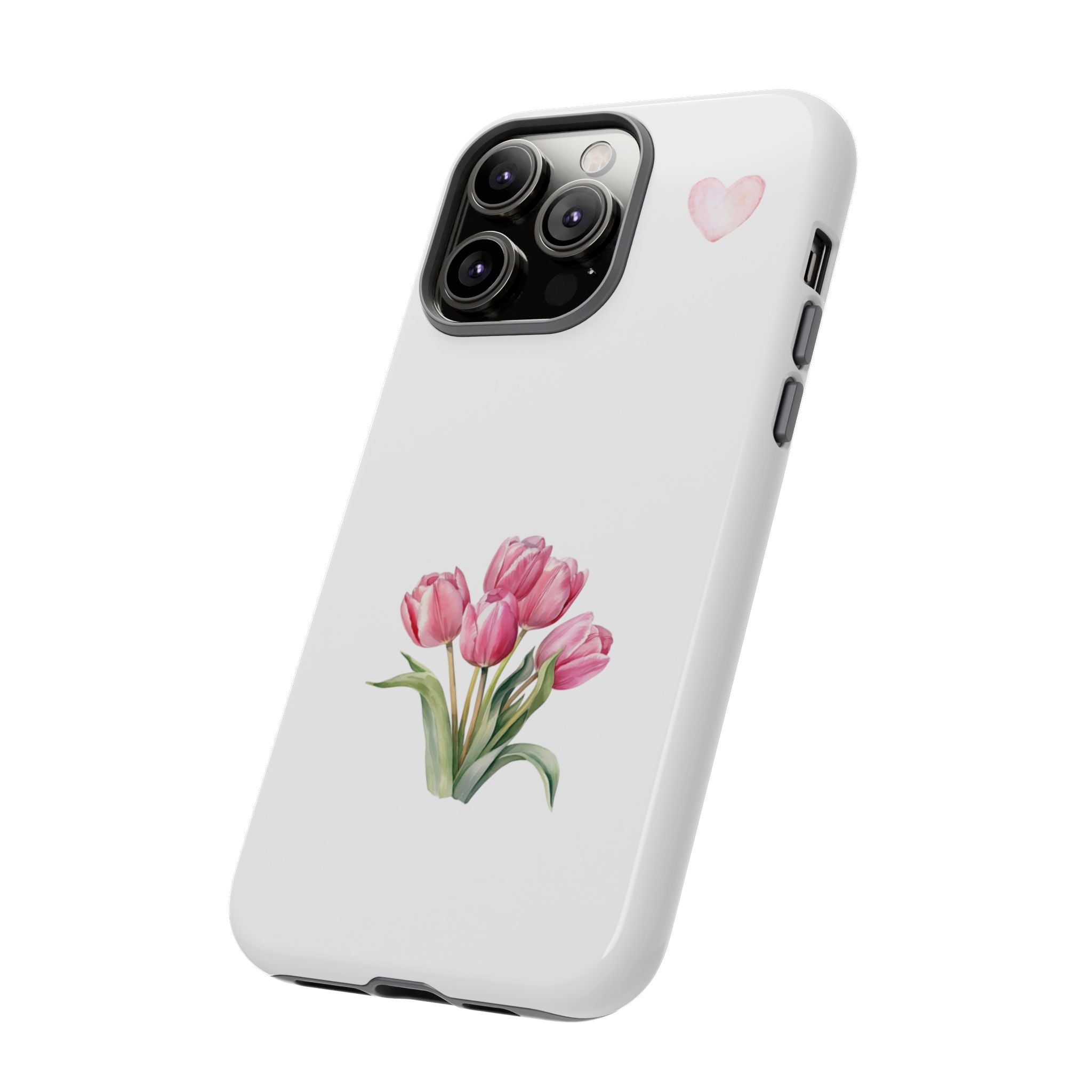 Floral Phone Case with Heart Design, Stylish Protective Case, Gift for Her, Cute Floral iPhone Cover, Elegant Spring Accessory, [...]