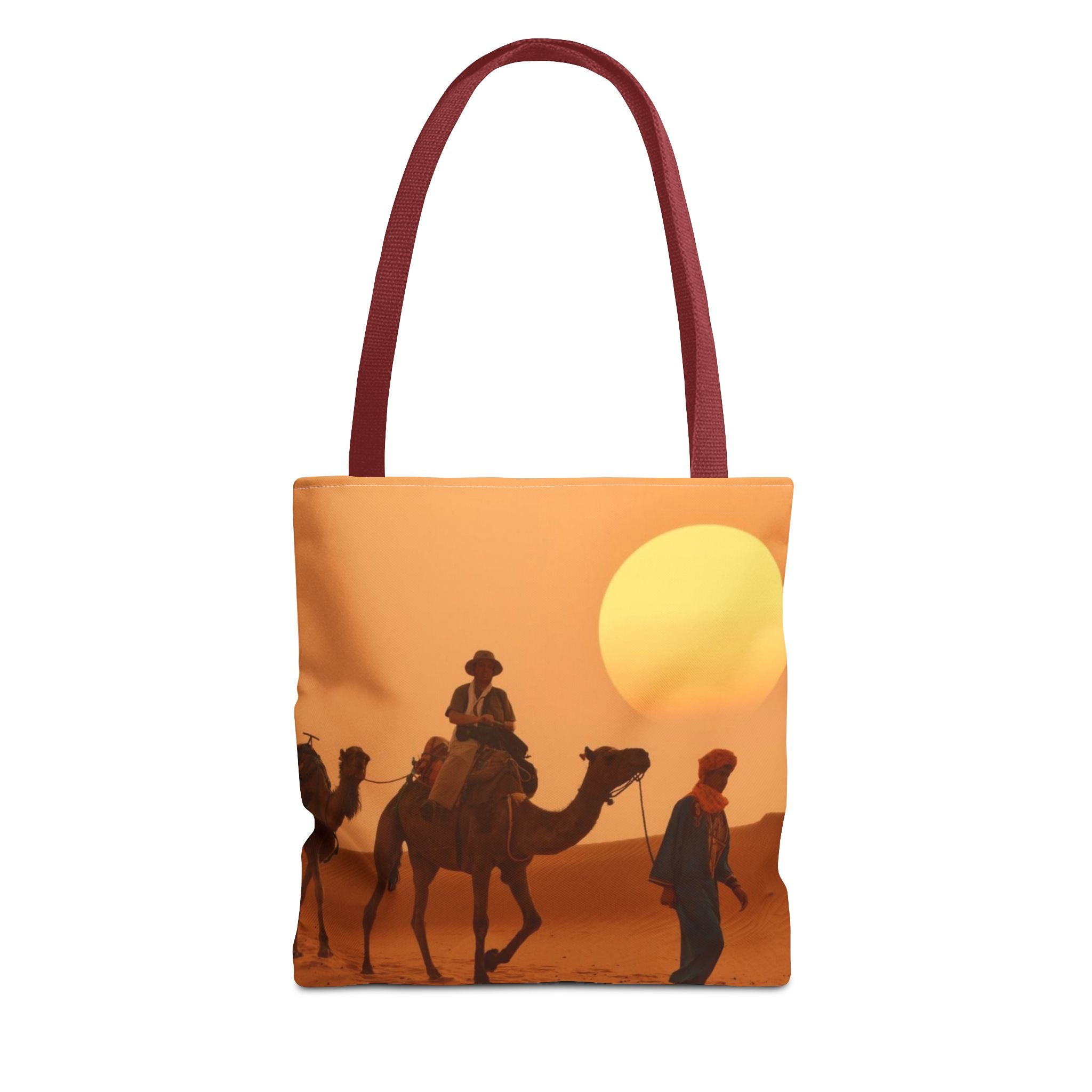 Morrocco design,Desert Sunset Tote Bag, Unique Beach Bag, Camel Print Market Tote, Eco-Friendly Shopper, Boho Style Carryall