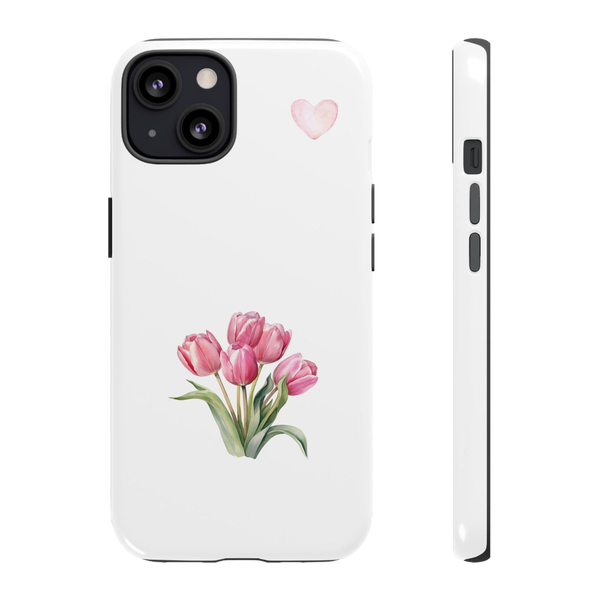 Floral Phone Case with Heart Design, Stylish Protective Case, Gift for Her, Cute Floral iPhone Cover, Elegant Spring Accessory, [...]