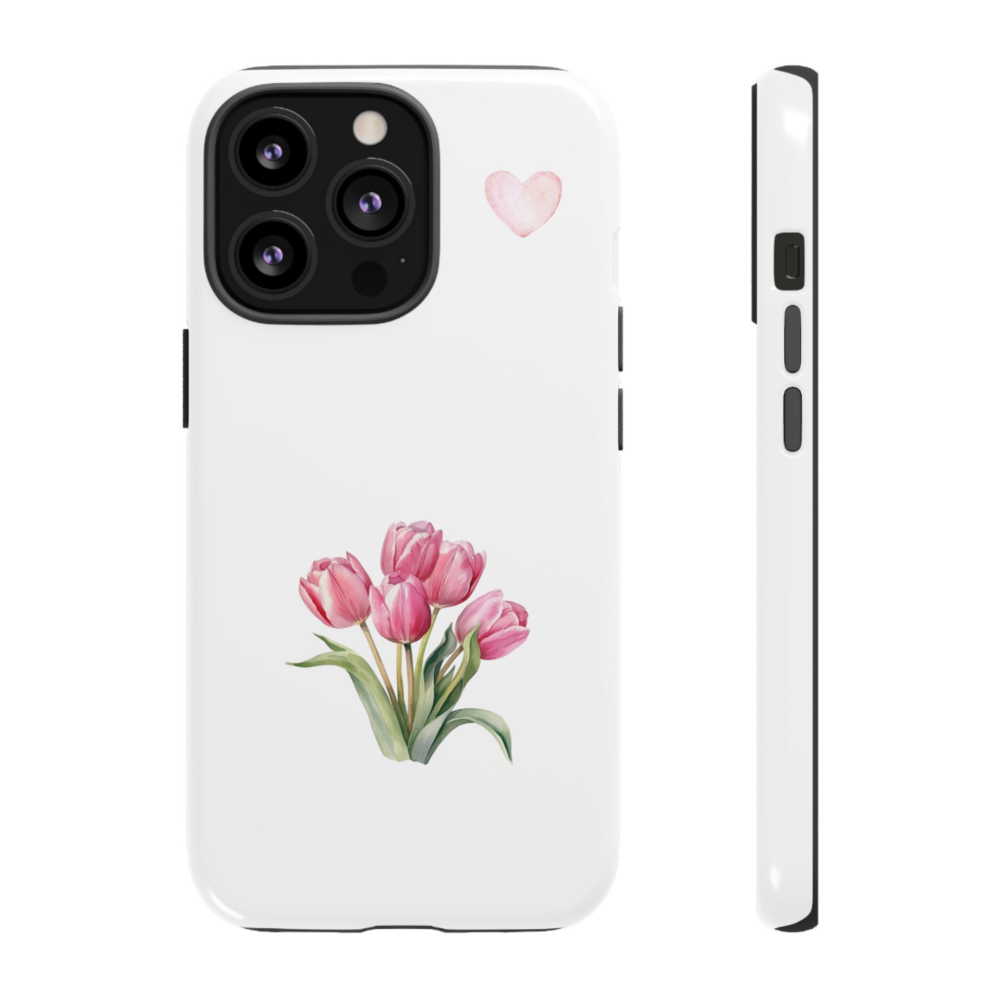 Floral Phone Case with Heart Design, Stylish Protective Case, Gift for Her, Cute Floral iPhone Cover, Elegant Spring Accessory, [...]