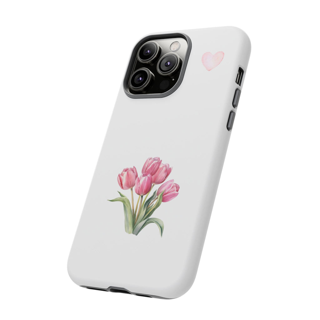 Floral Phone Case with Heart Design, Stylish Protective Case, Gift for Her, Cute Floral iPhone Cover, Elegant Spring Accessory, [...]