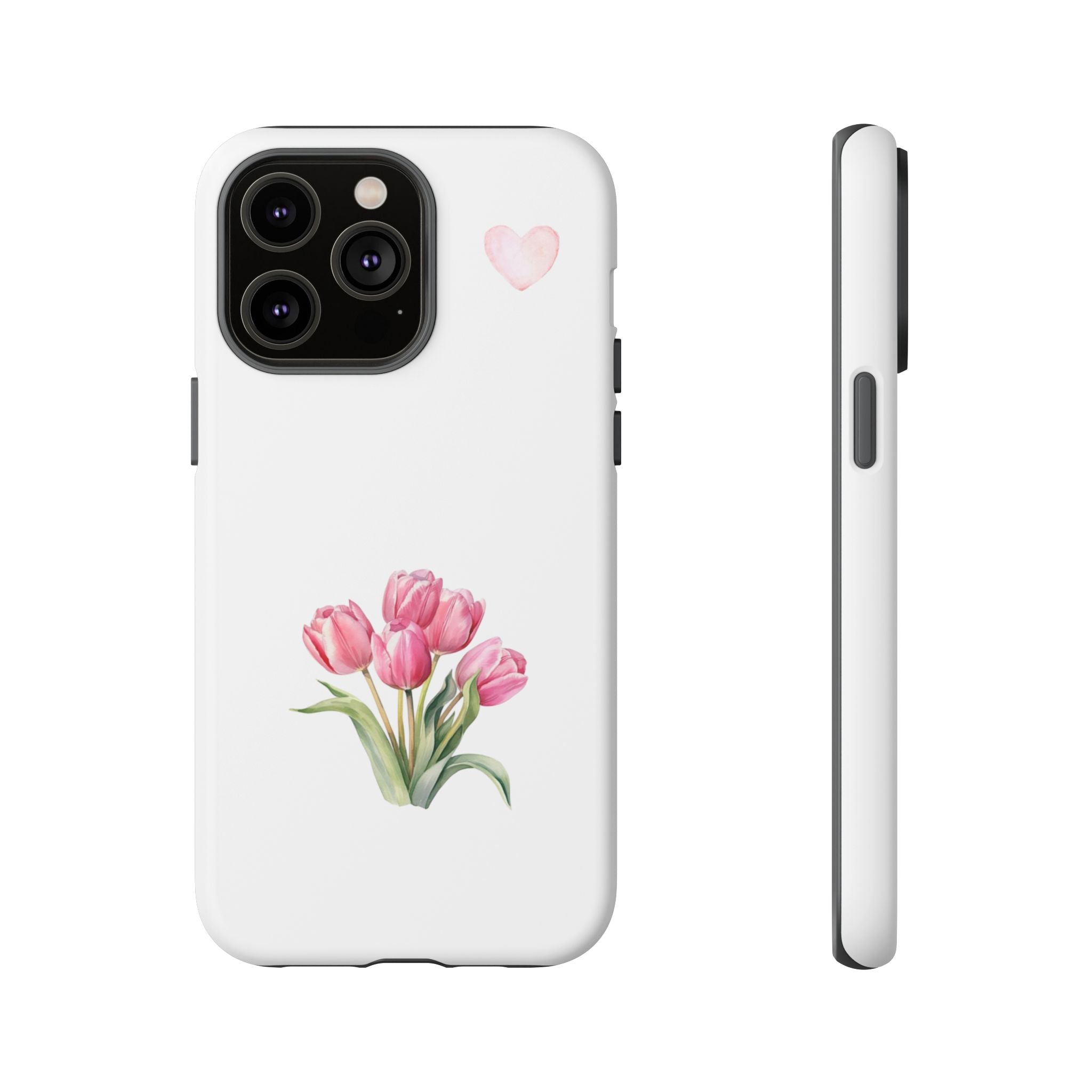 Floral Phone Case with Heart Design, Stylish Protective Case, Gift for Her, Cute Floral iPhone Cover, Elegant Spring Accessory, [...]