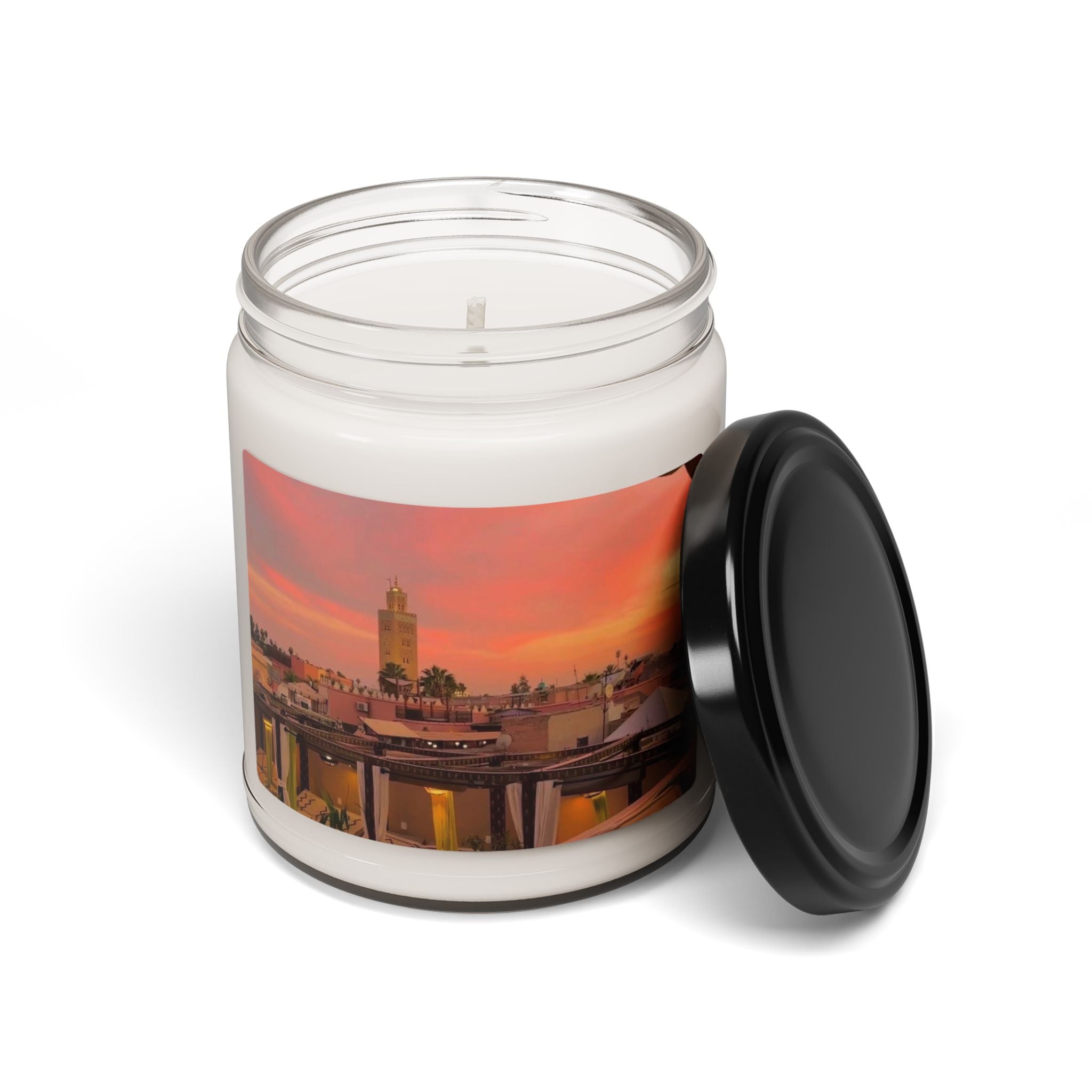 Sunset Oasis Scented Soy Candle | Relaxing Aromatherapy | Home Decor | Gifts for Her | Self-Care Essential | Eco-Friendly Candle