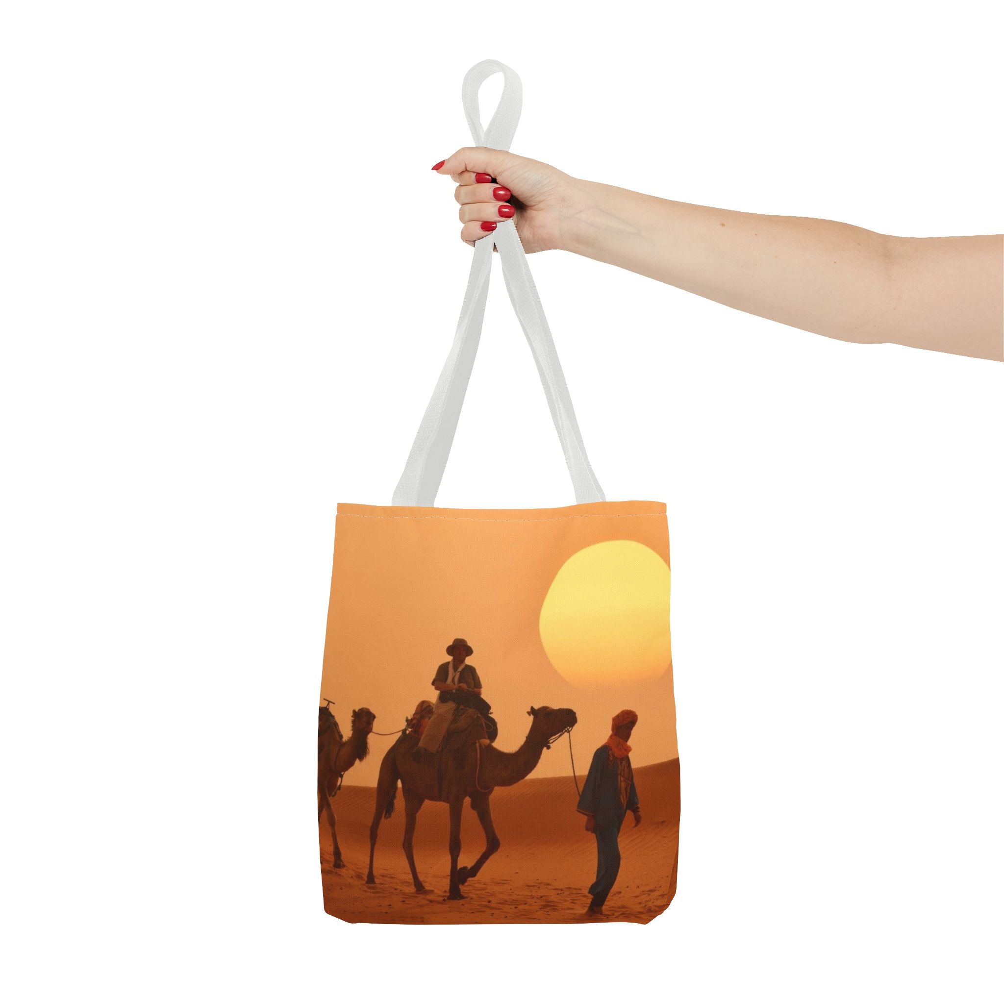 Morrocco design,Desert Sunset Tote Bag, Unique Beach Bag, Camel Print Market Tote, Eco-Friendly Shopper, Boho Style Carryall
