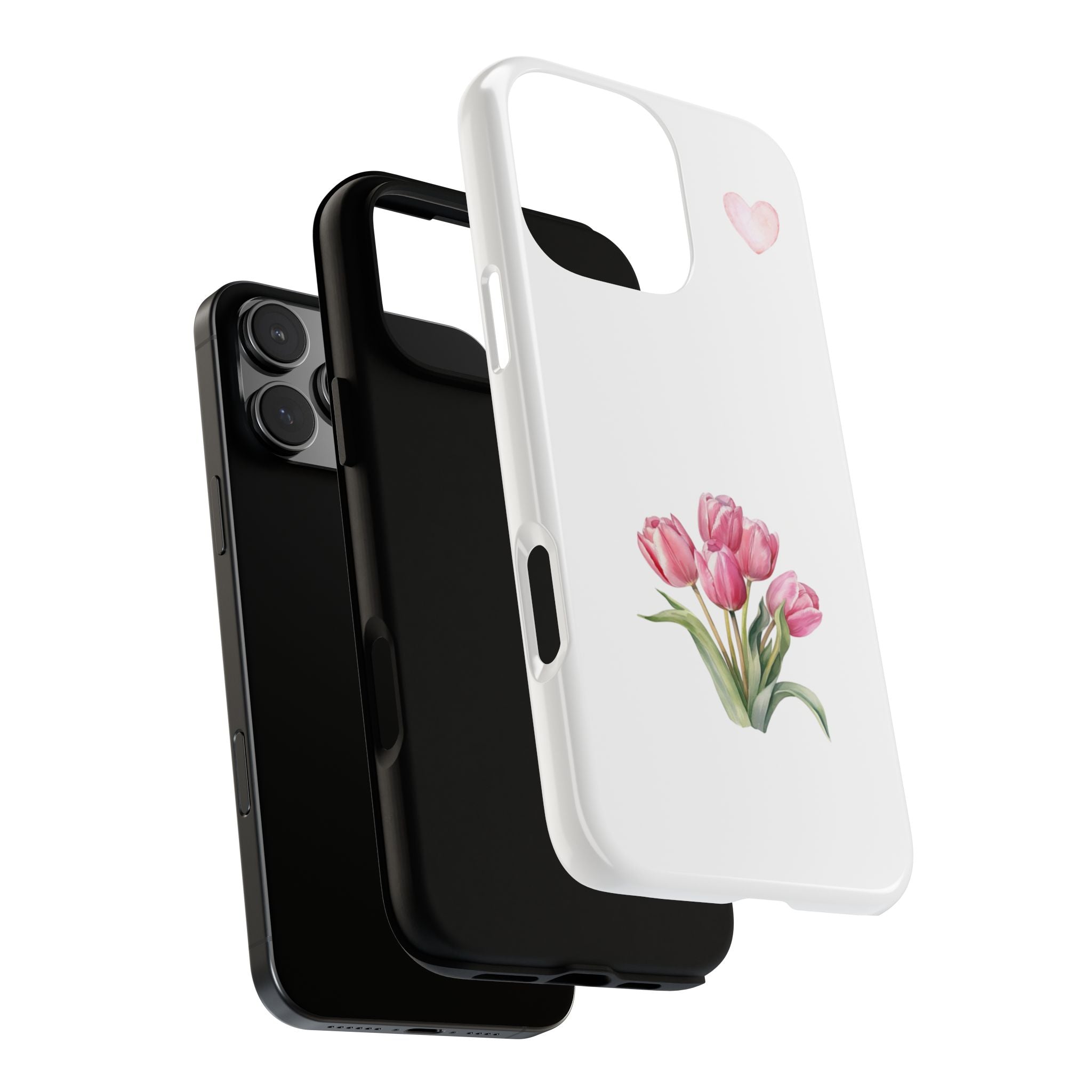 Floral Phone Case with Heart Design, Stylish Protective Case, Gift for Her, Cute Floral iPhone Cover, Elegant Spring Accessory, [...]