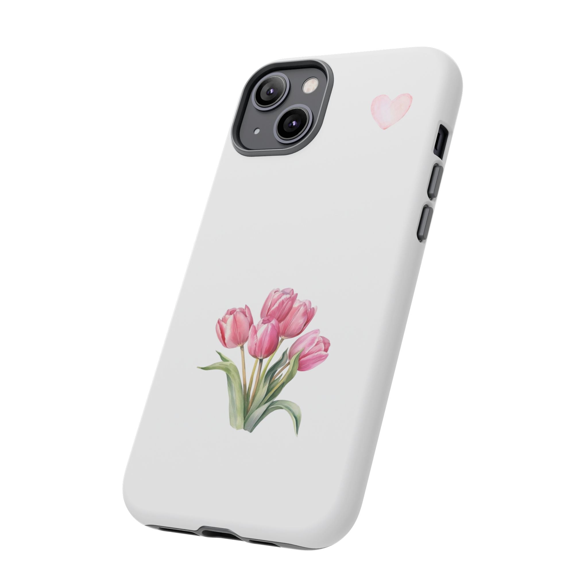 Floral Phone Case with Heart Design, Stylish Protective Case, Gift for Her, Cute Floral iPhone Cover, Elegant Spring Accessory, [...]