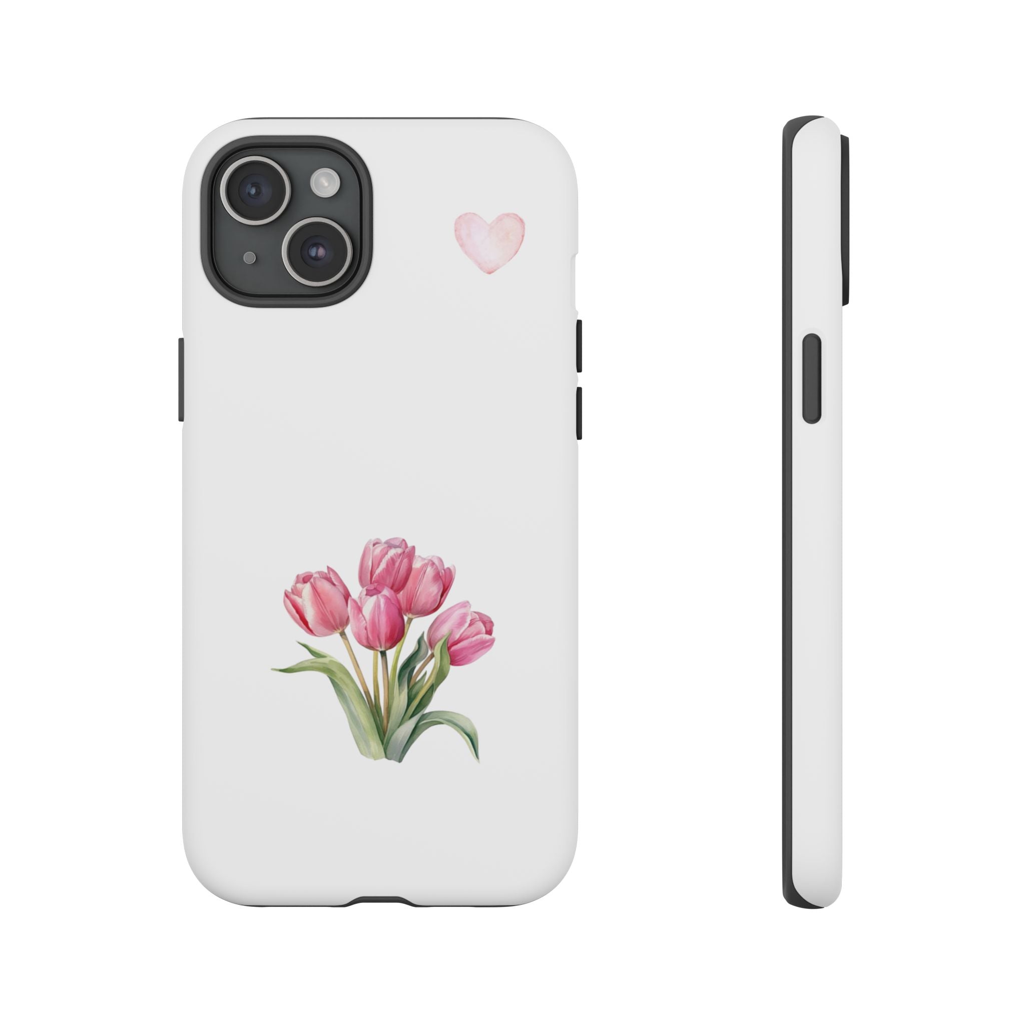 Floral Phone Case with Heart Design, Stylish Protective Case, Gift for Her, Cute Floral iPhone Cover, Elegant Spring Accessory, [...]