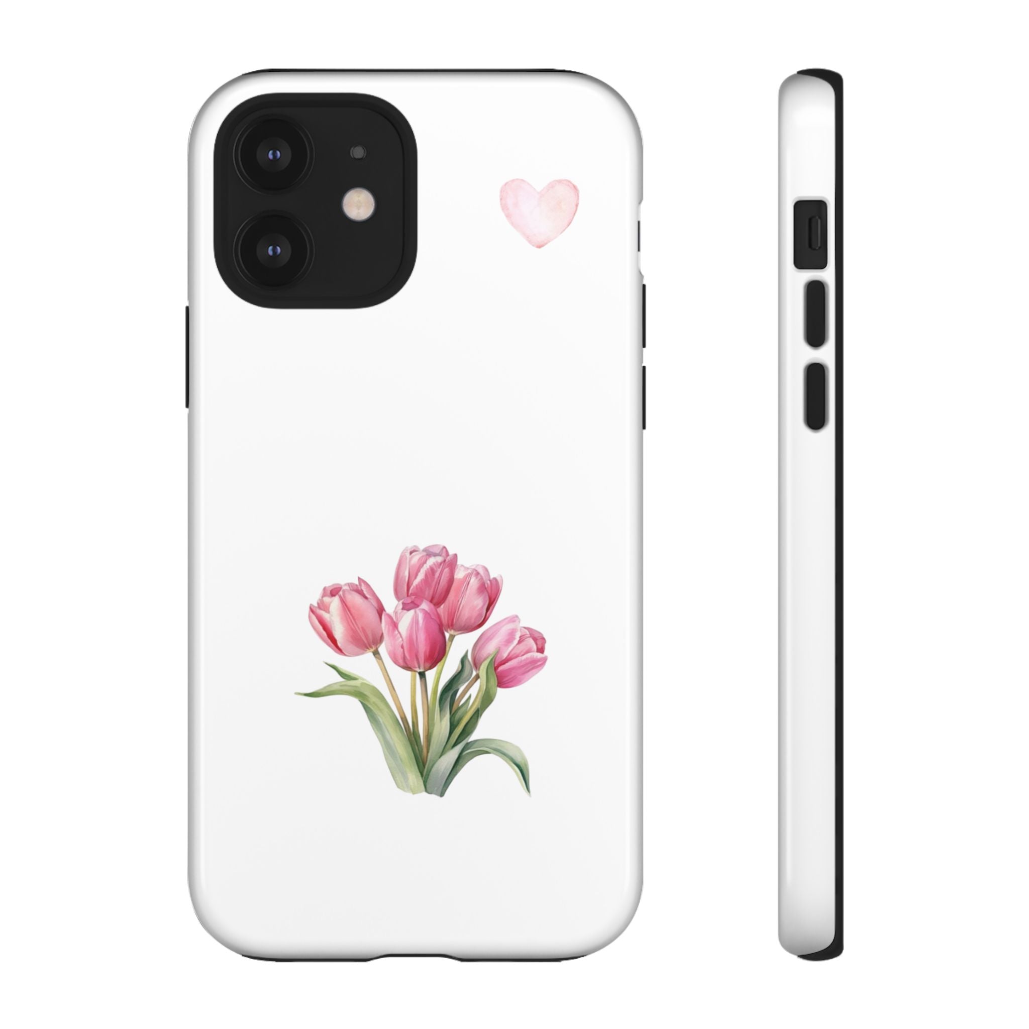 Floral Phone Case with Heart Design, Stylish Protective Case, Gift for Her, Cute Floral iPhone Cover, Elegant Spring Accessory, [...]