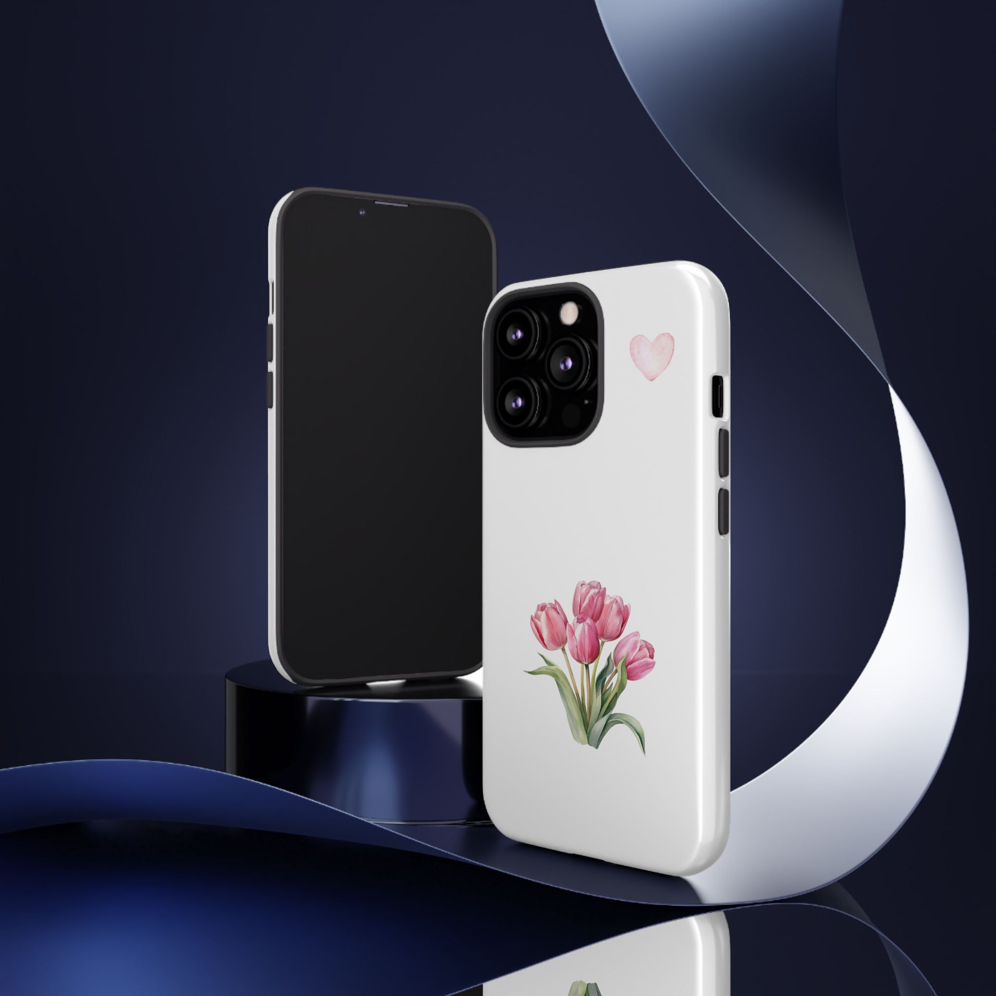 Floral Phone Case with Heart Design, Stylish Protective Case, Gift for Her, Cute Floral iPhone Cover, Elegant Spring Accessory, [...]