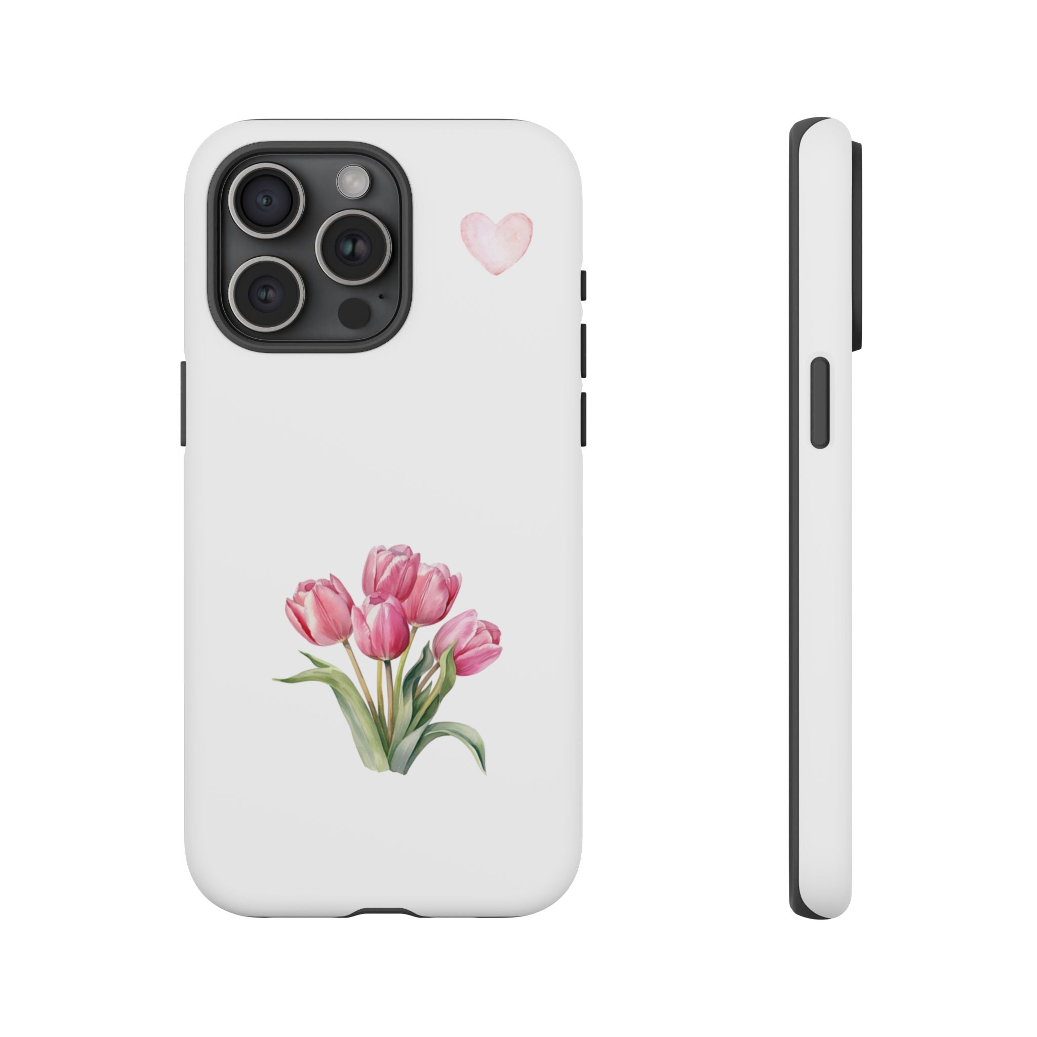 Floral Phone Case with Heart Design, Stylish Protective Case, Gift for Her, Cute Floral iPhone Cover, Elegant Spring Accessory, [...]