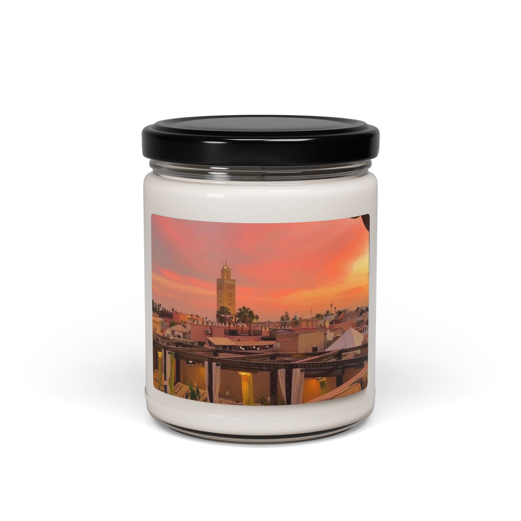 Sunset Oasis Scented Soy Candle | Relaxing Aromatherapy | Home Decor | Gifts for Her | Self-Care Essential | Eco-Friendly Candle