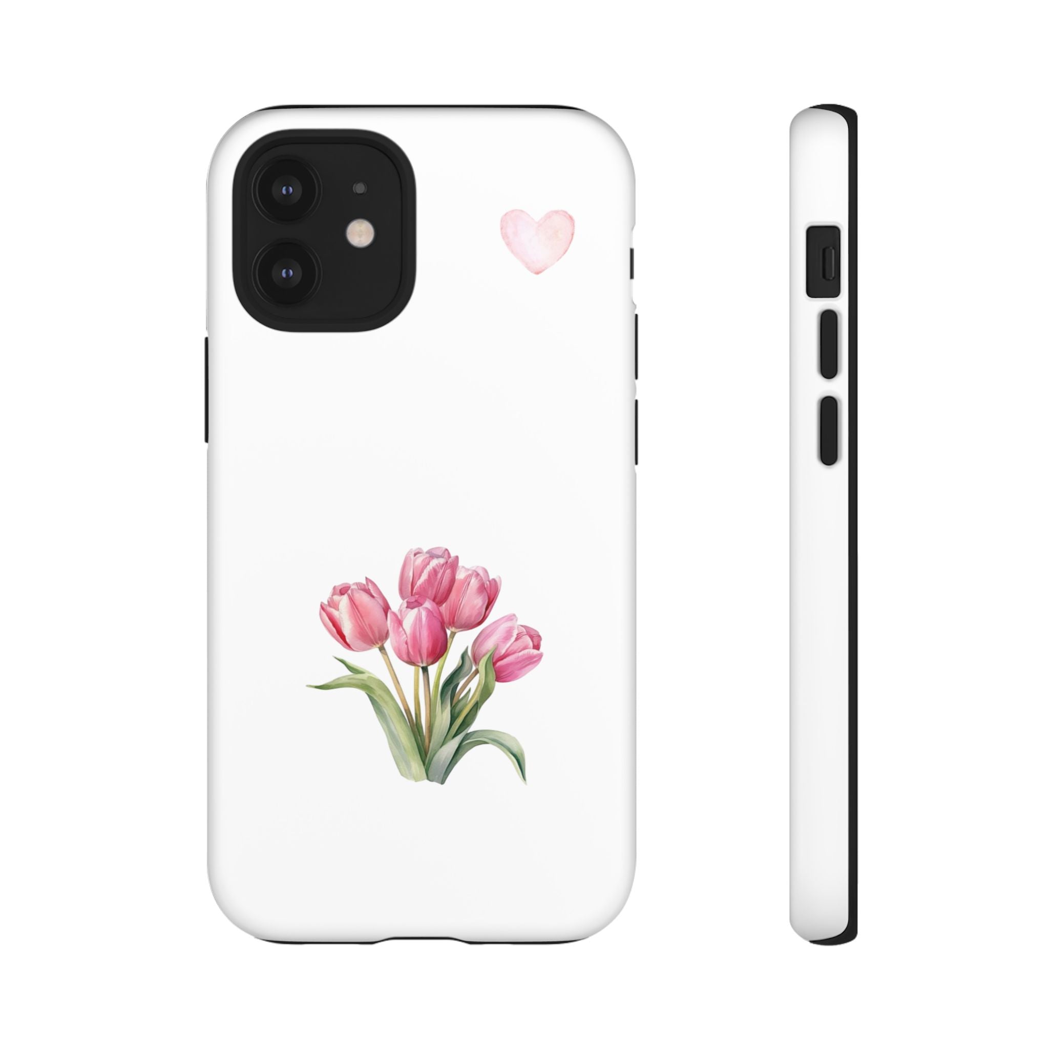 Floral Phone Case with Heart Design, Stylish Protective Case, Gift for Her, Cute Floral iPhone Cover, Elegant Spring Accessory, [...]