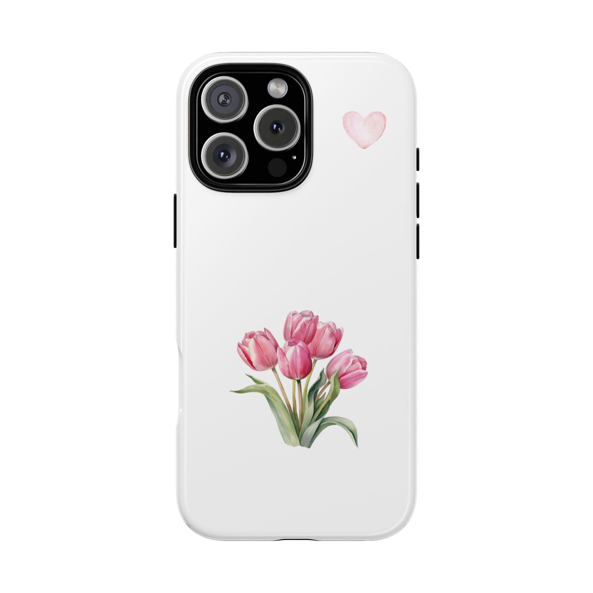 Floral Phone Case with Heart Design, Stylish Protective Case, Gift for Her, Cute Floral iPhone Cover, Elegant Spring Accessory, [...]