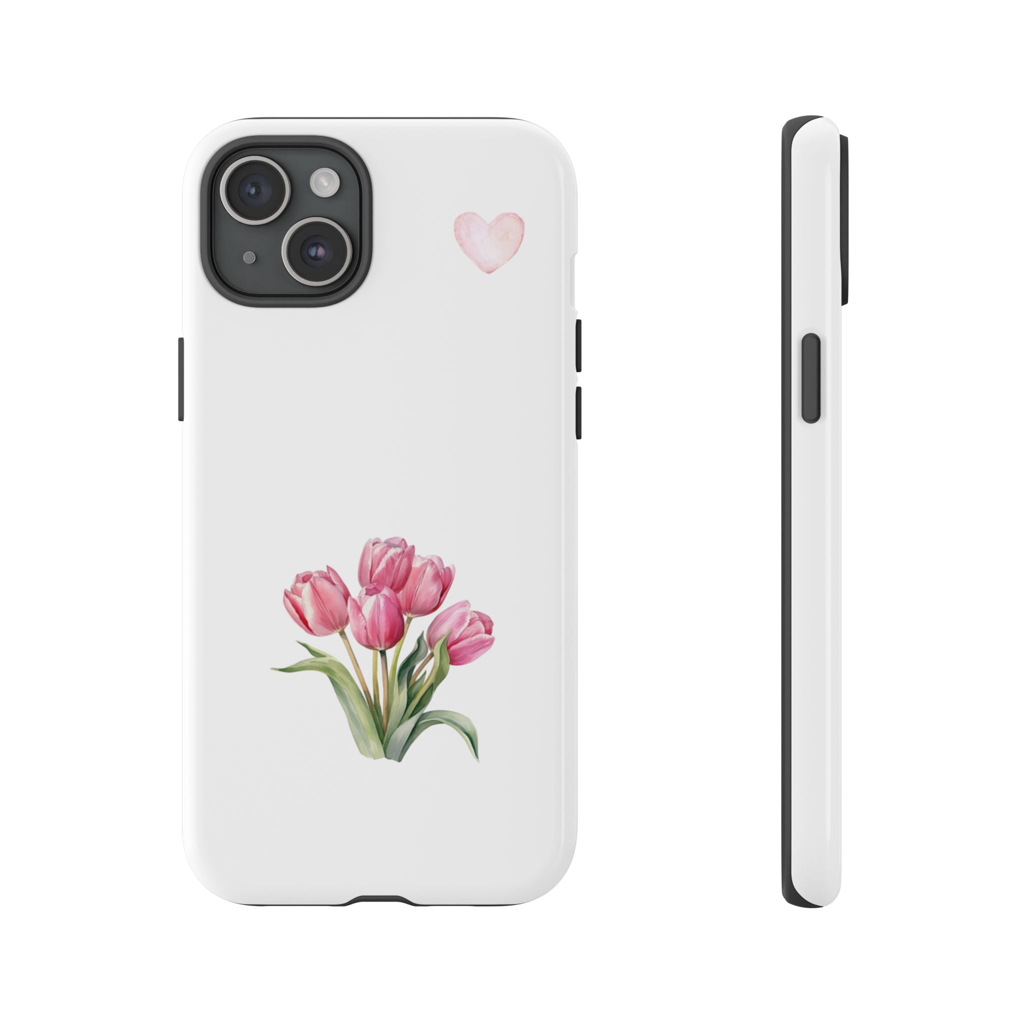 Floral Phone Case with Heart Design, Stylish Protective Case, Gift for Her, Cute Floral iPhone Cover, Elegant Spring Accessory, [...]