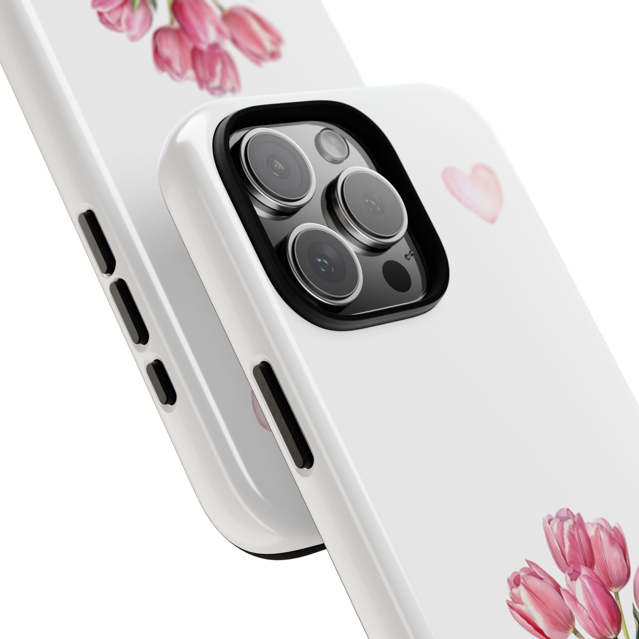 Floral Phone Case with Heart Design, Stylish Protective Case, Gift for Her, Cute Floral iPhone Cover, Elegant Spring Accessory, [...]