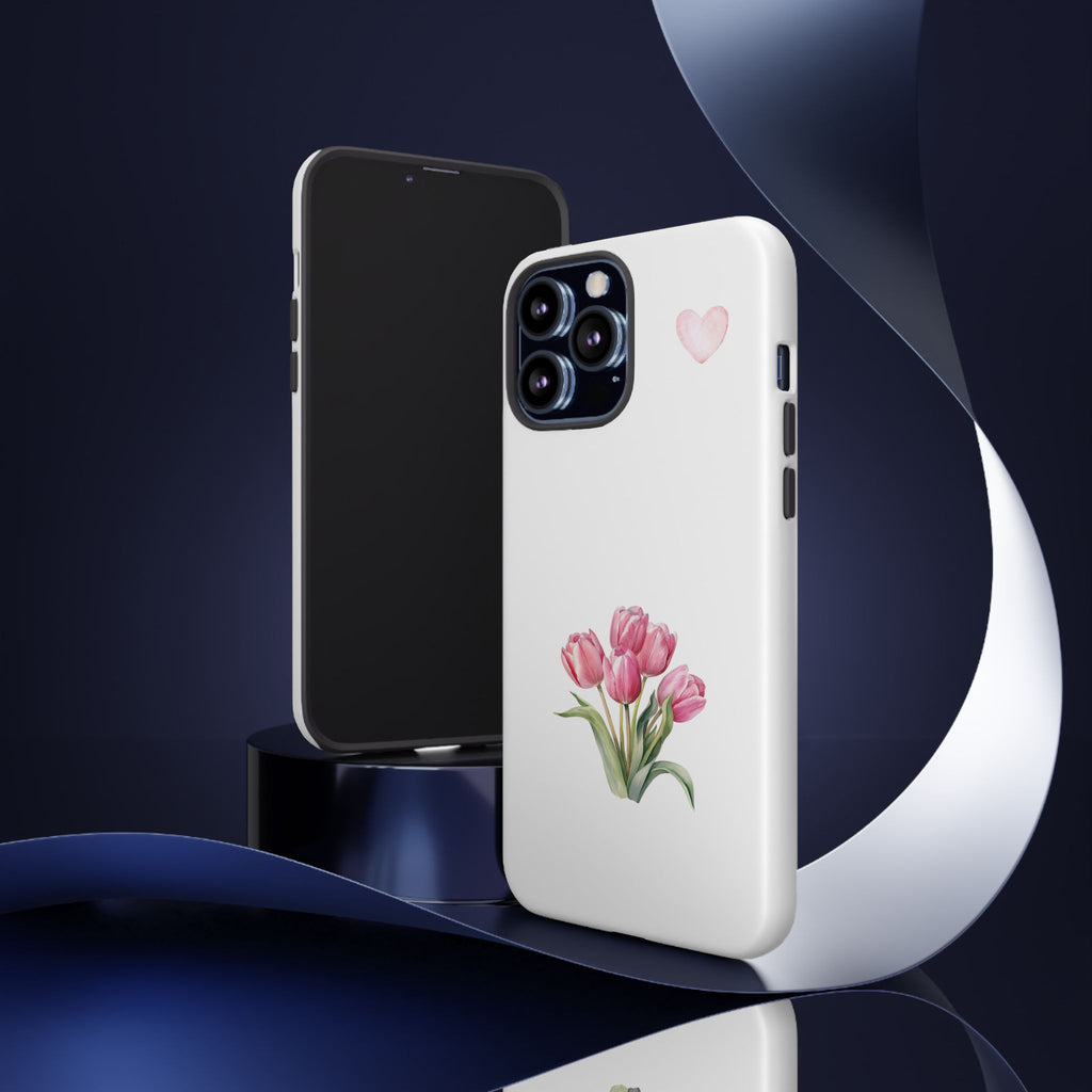 Floral Phone Case with Heart Design, Stylish Protective Case, Gift for Her, Cute Floral iPhone Cover, Elegant Spring Accessory, [...]