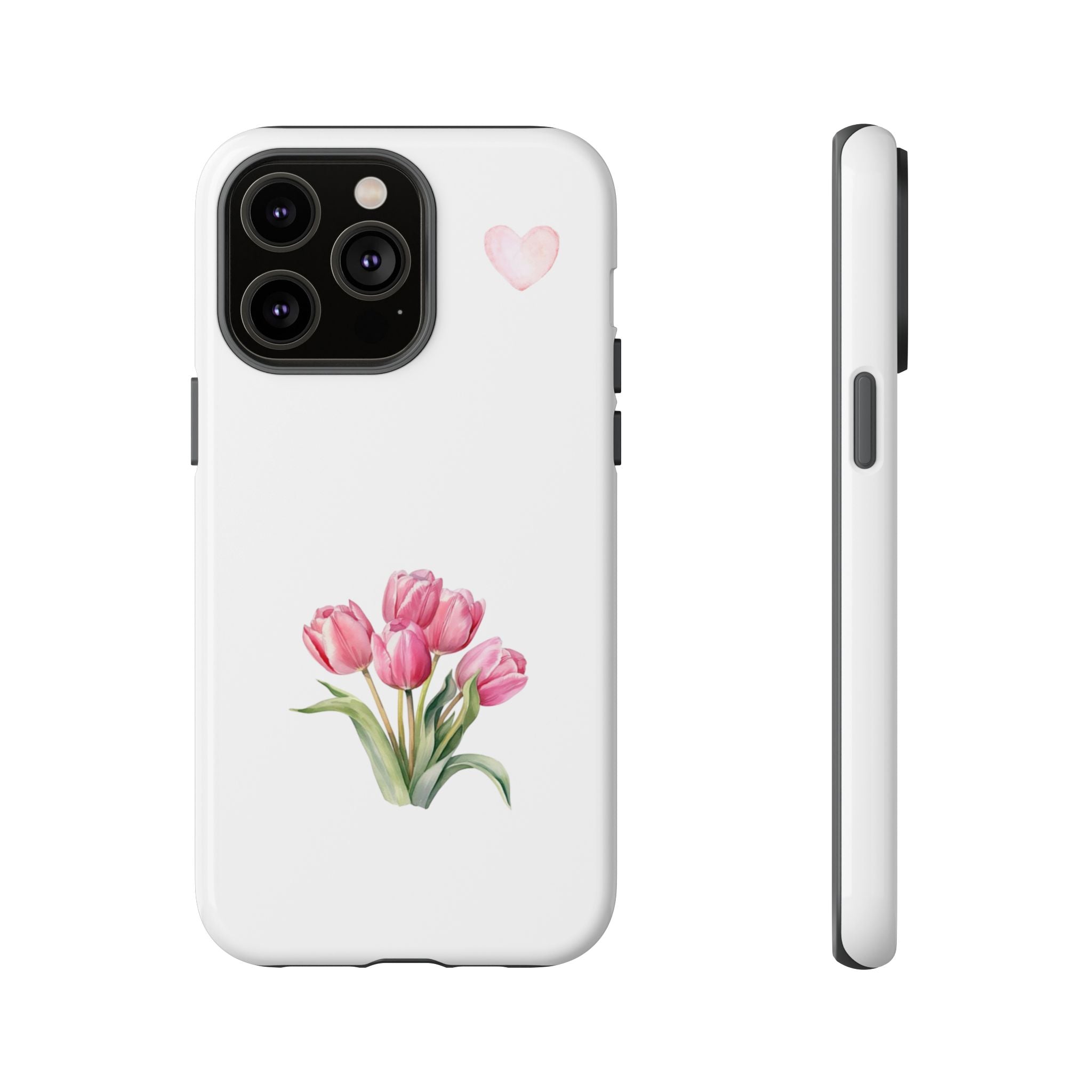 Floral Phone Case with Heart Design, Stylish Protective Case, Gift for Her, Cute Floral iPhone Cover, Elegant Spring Accessory, [...]